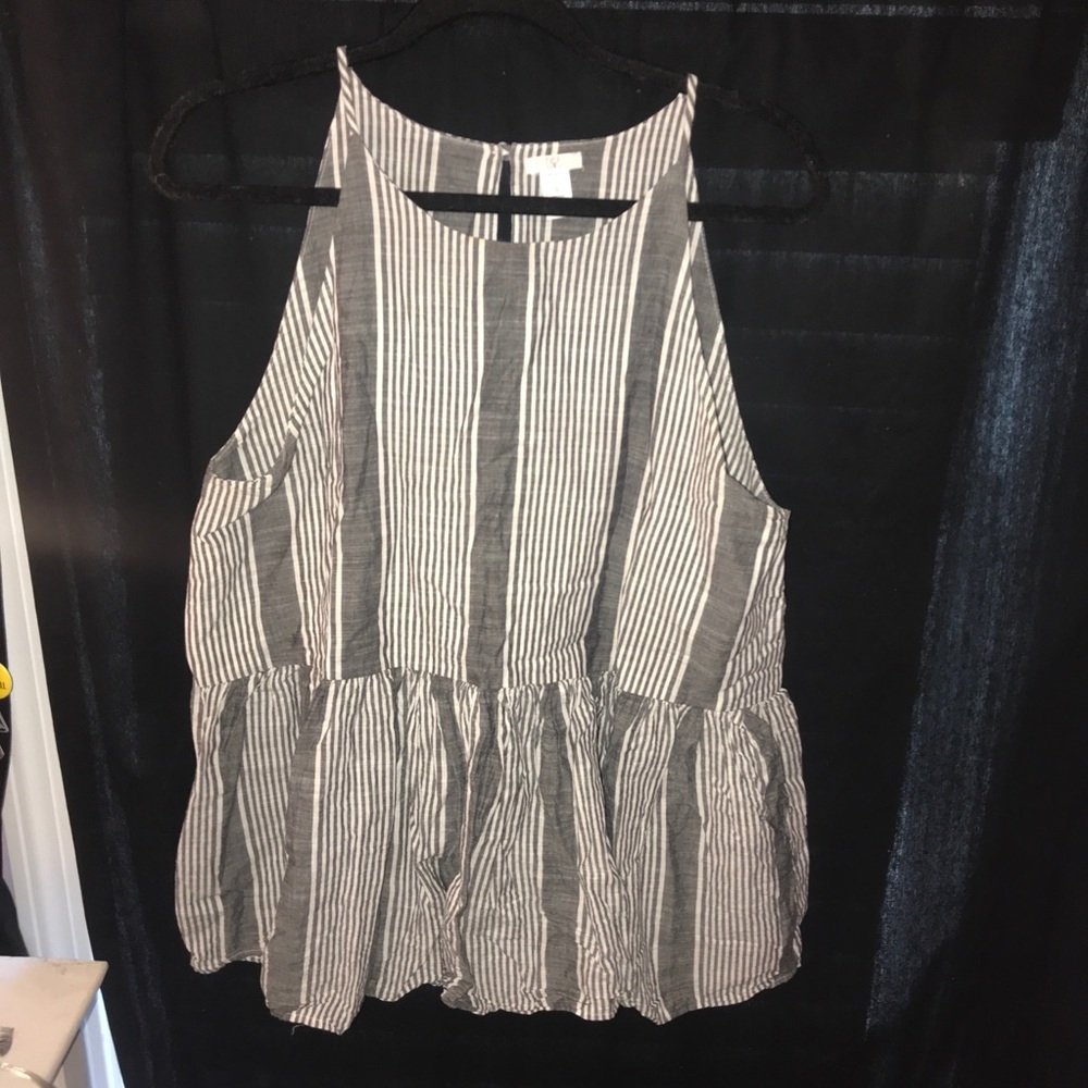 Nordstrom BP striped tank blouse